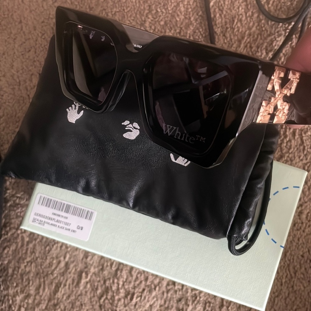 Off white catalina sunglasses unisex